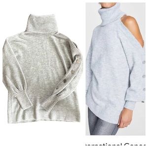 Inc International Concepts Women's Cold Shoulder Turtleneck Sweater